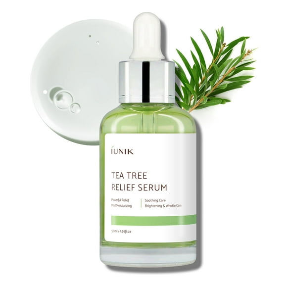Suero Facial IUNIK Árbol de Té 67% Alivio c/ Centella Asiática 19%