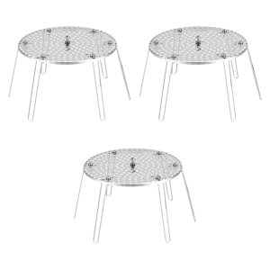 Bothyi - 3X Cubierta De Ventilación Fácil De Instalar Malla De Salida De Ventilación De Acero Inoxidable Resistente 19 Cm X 10 Cm Tubo De 200