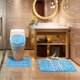thumbnail image 2 of Alfombra De Baño Set Azul 50 x 75, 2 of 6