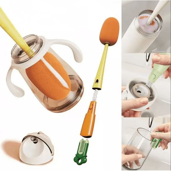 Cepillo Limpiador Multiusos para Termos y vasos 3 en 1