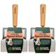 thumbnail image 1 of Juego de 2 cucharones para arena Sprinkle & Sweep de metal con mango de madera, 1 of 8