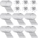 thumbnail image 3 of 220 Uds llaveros acrílicos anillos de salto de pasadores de tornillo para llavero DIY manualidades fabricación de joyas , plata, 3 of 5