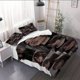 thumbnail image 1 of 3pcs Person's Daily Moments Duvet Cover Set - Bedding Suit Comforter Case for RV Car Decor + Pillowcases (No Insert), 1 of 1