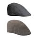 thumbnail image 3 of Gorra De Boina De Algodón Para Ni?os Sombrero De Vendedor De Periódicos De Pata De Gallo Sombrero De Taxista Con Solapa Marrón + Negro, 3 of 5