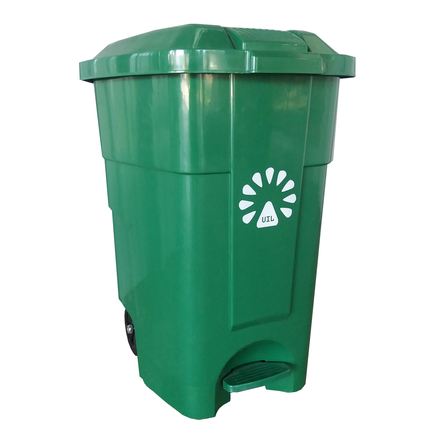 Basurero 50lt Verde C/pedal Lorenzini