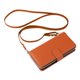 thumbnail image 3 of Funda Cartera con Cremallera y Correa para Samsung Galaxy S25 Plus Soporte y Tarjetero Marrón, 3 of 6