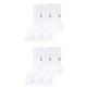 thumbnail image 2 of Calcetines Under Armour UA Cotton Crew para hombre, 6 pares, color blanco, 2 of 4