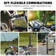 thumbnail image 4 of Kit de soporte para motocicleta BRDRC con palo selfie invisible de 150 cm, 4 of 7
