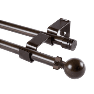 Metalhsa - Set Extensible Muro 75-110 Cm Terminal Bola Color Café