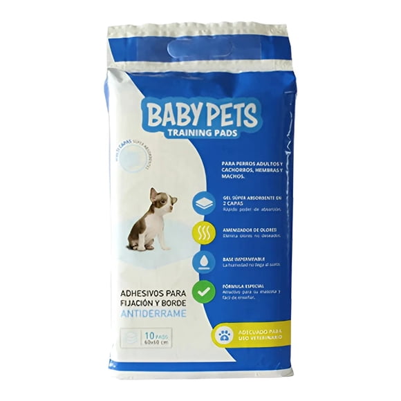 Sabanillas de Adiestramiento para Perros Pañales 60x60 10 Un
