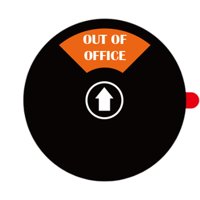 Bothyi - Señal De Puerta De Privacidad, Señal Magnética Para Puerta De Habitación De Ingeniero, Señal De Puerta De Oficina De Hospital, Color Negro