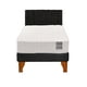 thumbnail image 1 of Cama Europea 1 Plaza Luna + Respaldo Tubular Madera Negro, 1 of 7