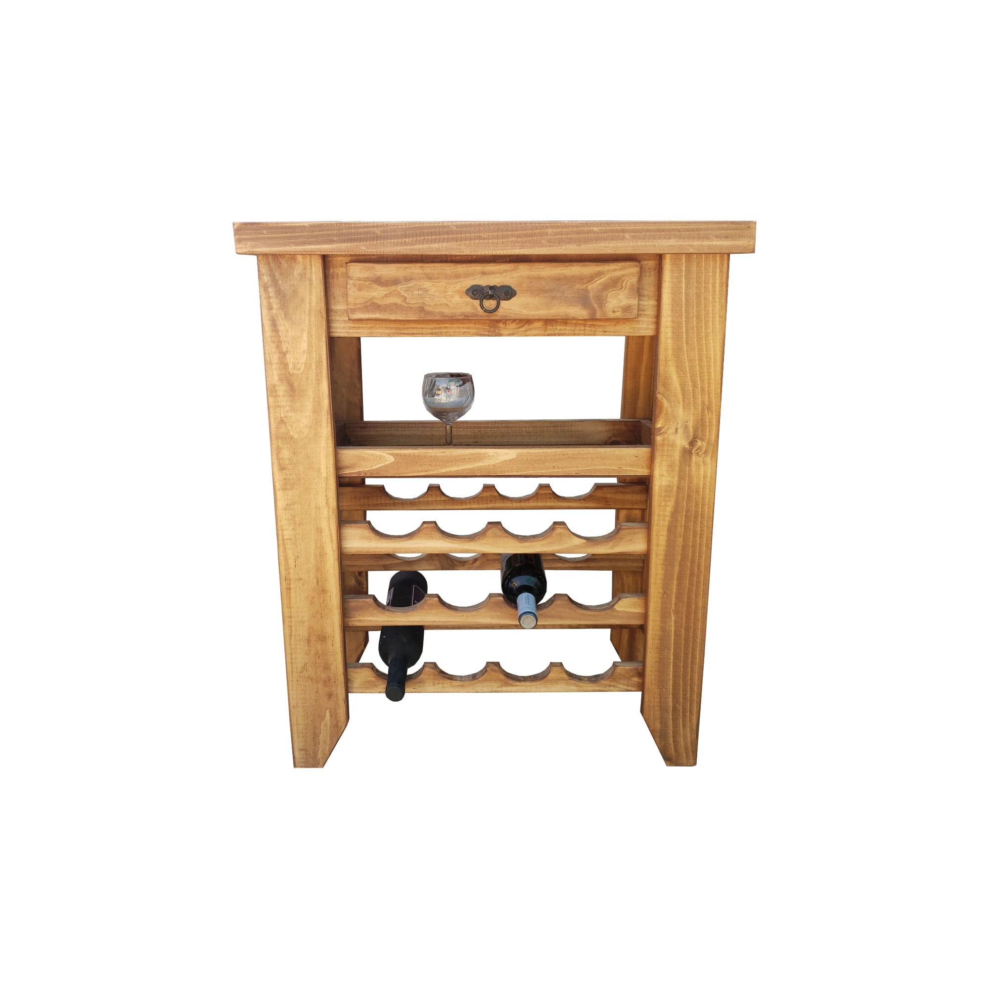 Marfeld Muebles - Mesa Cava 12 Botellas Café