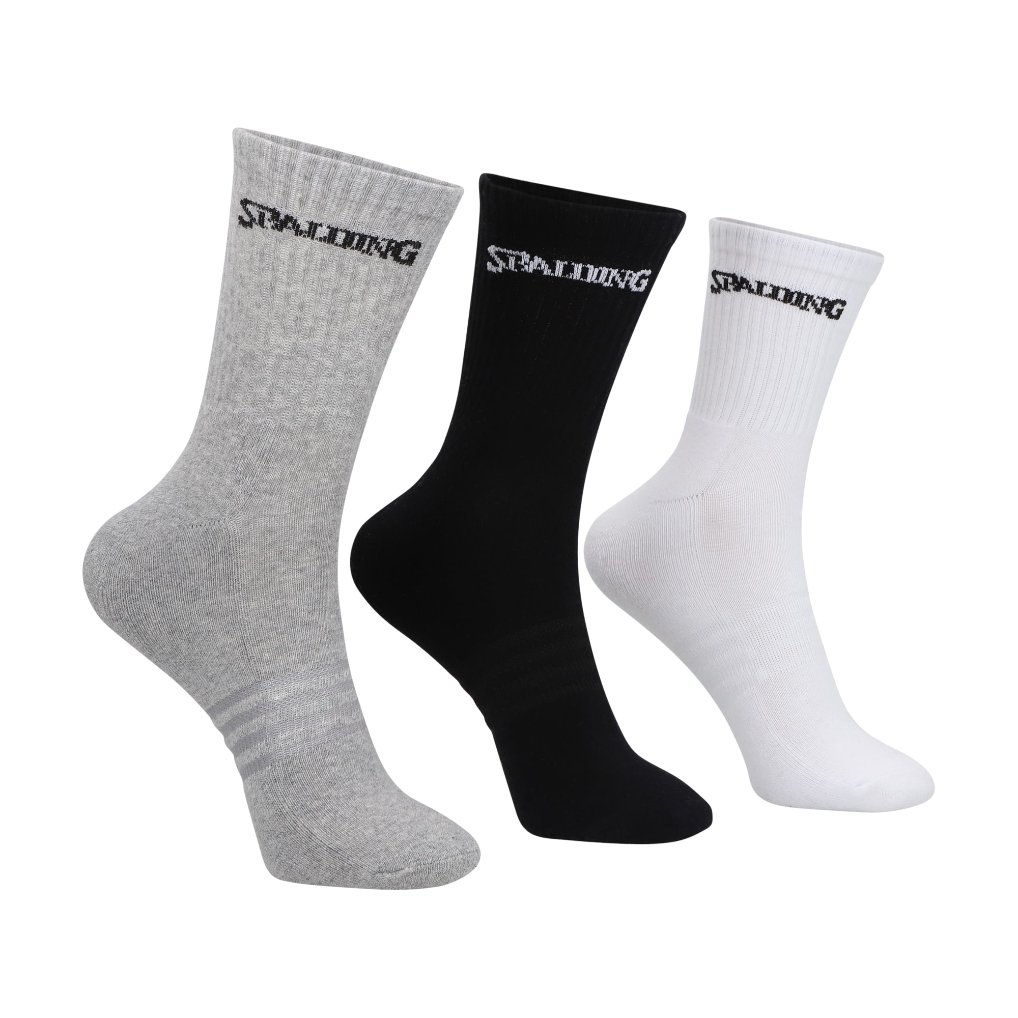 Spalding - Tripack Calcetines Medio