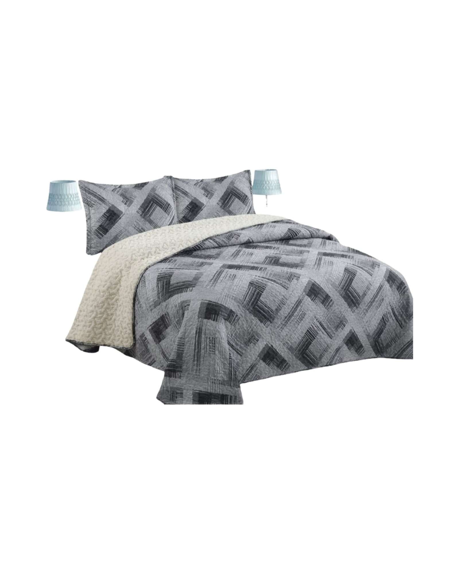 Genérico - Cubrecama Quilt Con Chiporro 1.5P H31