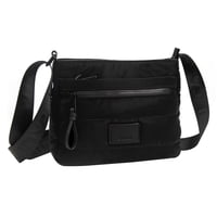 Calu Bags - Cartera Bandolera Emilie Bolsillos Negro Calu