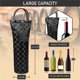 thumbnail image 3 of Bolsa aislada para vino opux de 1 botella - Tote negro, 3 of 7