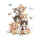 thumbnail image 4 of Pegatinas De Pared De Gatito Calcomanías De Pared De Gato Para La Cocina Del Corredor De Fondo De Tv Sofá, 4 of 5