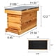 thumbnail image 5 of Kit de caja nuc de 5 cuadros MayBee para colmena, recubierta de cera, 5 of 7