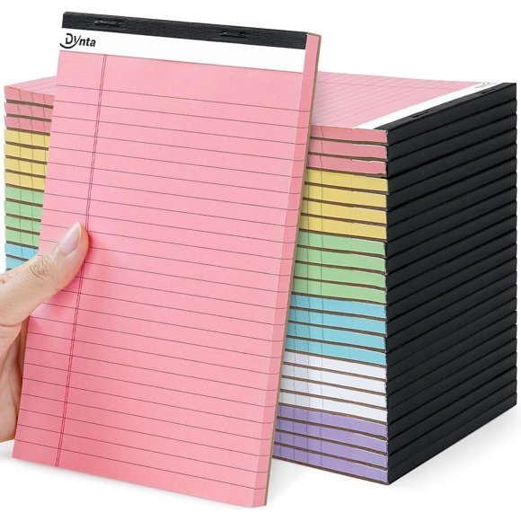 Dynta 24 blocs de notas legales pequeños de 5 x 8 pulgadas para escribir