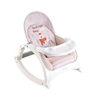 Pumucki - Silla Musical Vibradora Con Bandeja, Color Rosado