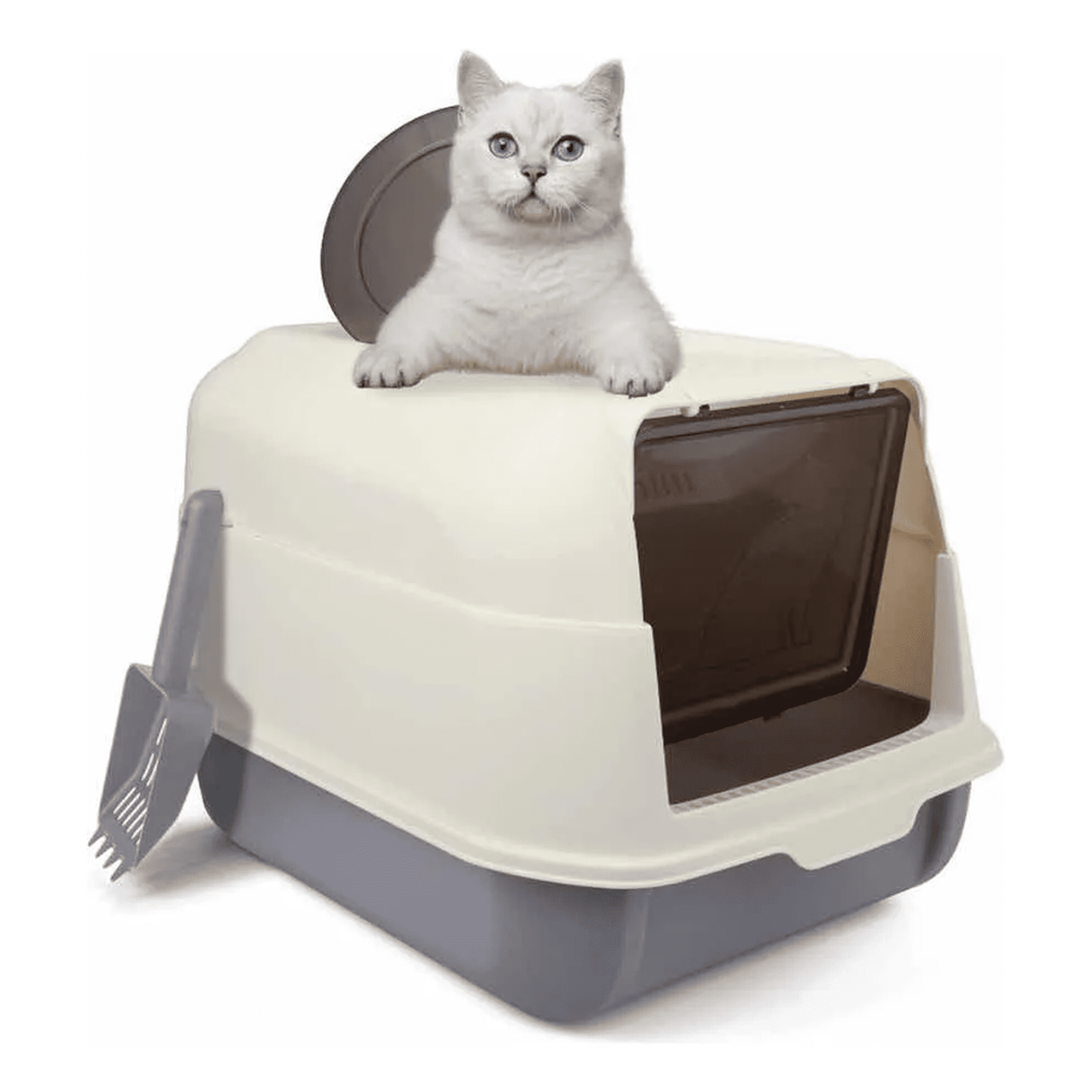 Arenero Cerrado Para Gatos Xl - Pala