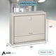 thumbnail image 5 of Soporte de pared Adir Metal con cierre y ranura para sugerencias, 30 x 25 x 30 cm, 5 of 9