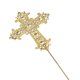 thumbnail image 4 of Glitte Cross Cake Topper Cake Topper Accesorio Para Aniversario Bebé Niños Oro, 4 of 5