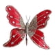 thumbnail image 4 of Adorno navideño de mariposa con pinza, decoración para árbol de Navidad y pared. Mariposa artificial para fiestas navideñas, bodas, sala de estar y ho Rojo, 4 of 5