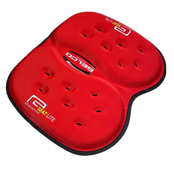Posicionador Corporal G Seat LITE de Gel y Espuma Rojo