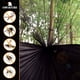 thumbnail image 4 of Hamaca de camping Covacure, ligera, doble, capacidad de 350 kg, 4 of 6