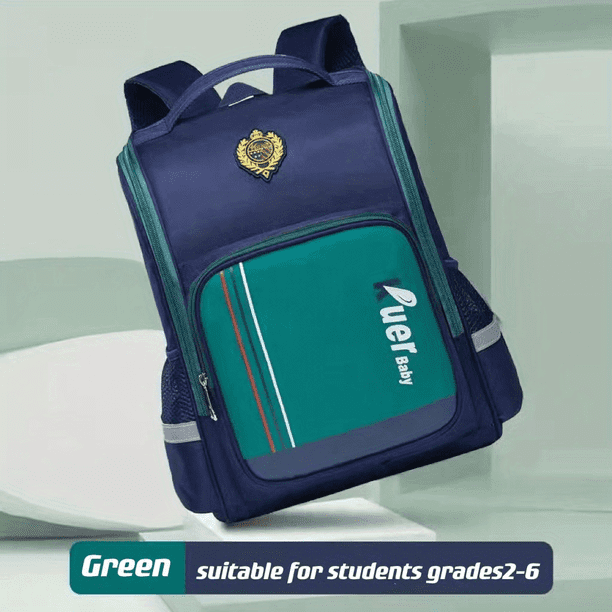 Schoolbags For Primary School Students Boys And Girls Grades 2-6 New Large-capacity Half-open Ultra-light Ridge Protection Backpack For School Opens