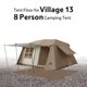 thumbnail image 3 of Tienda de campaña Naturehike Village impermeable para 4/6/8 personas, 3 of 5