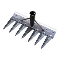 Ioensy - Rastrillo Desmalezadora De Jardín, Herramienta Resistente Para Eliminar Malezas, Para Labrar El Jardín, 7 Dientes