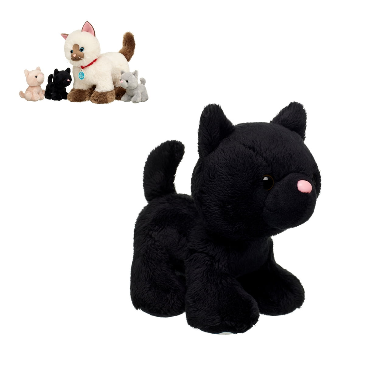Mini Peluche Build A Bear Gato Negro Colección