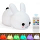 thumbnail image 1 of 1pc Silicone Cute Bunny Lamp, Rechargeable Night Light For Kids, Cute Bunny Night Light, Gifts For Kids, Kawaii Room Decor For Nursery, Baby Room, Bedroom, 1 of 3