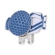 thumbnail image 2 of Marcador Magnético De La Bola Del Golf De La Aleación Con Los Accesorios Del Golf Del Clip Del Sombrero Azul, 2 of 3