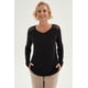 thumbnail image 1 of Polera Mujer Con Detalle Macramé Negro, 1 of 4