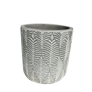 Decogreen - Macetero Cemento Hoja