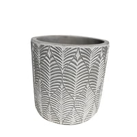 Decogreen - Macetero Cemento Hoja