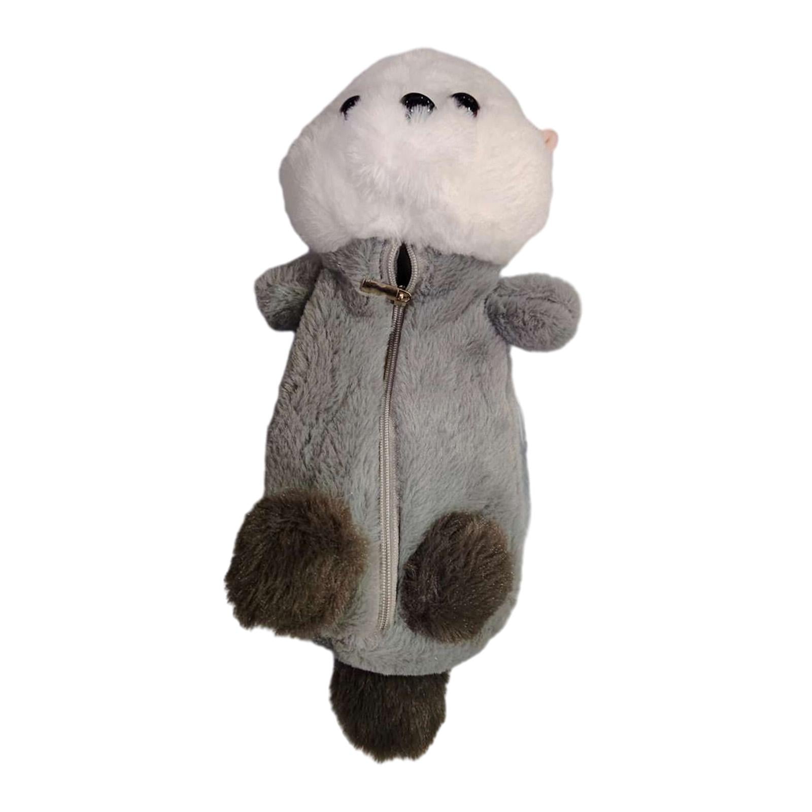 Magideal - Estuche Para Lápices De Felpa, Estuche Para Bolígrafos, Soporte Para Rotuladores, Bolsa De Cosméticos Portátil De Dibujos Animados, Bolsa De Papelería