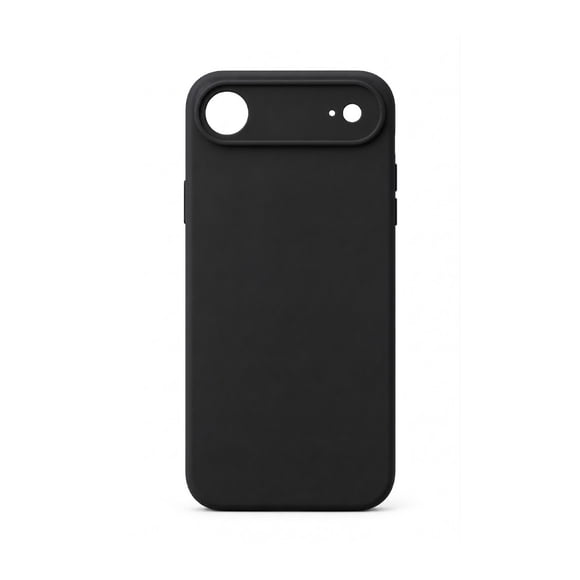 Carcasa de Silicona para iPhone 17 Air Negro con Interior de Microfibra