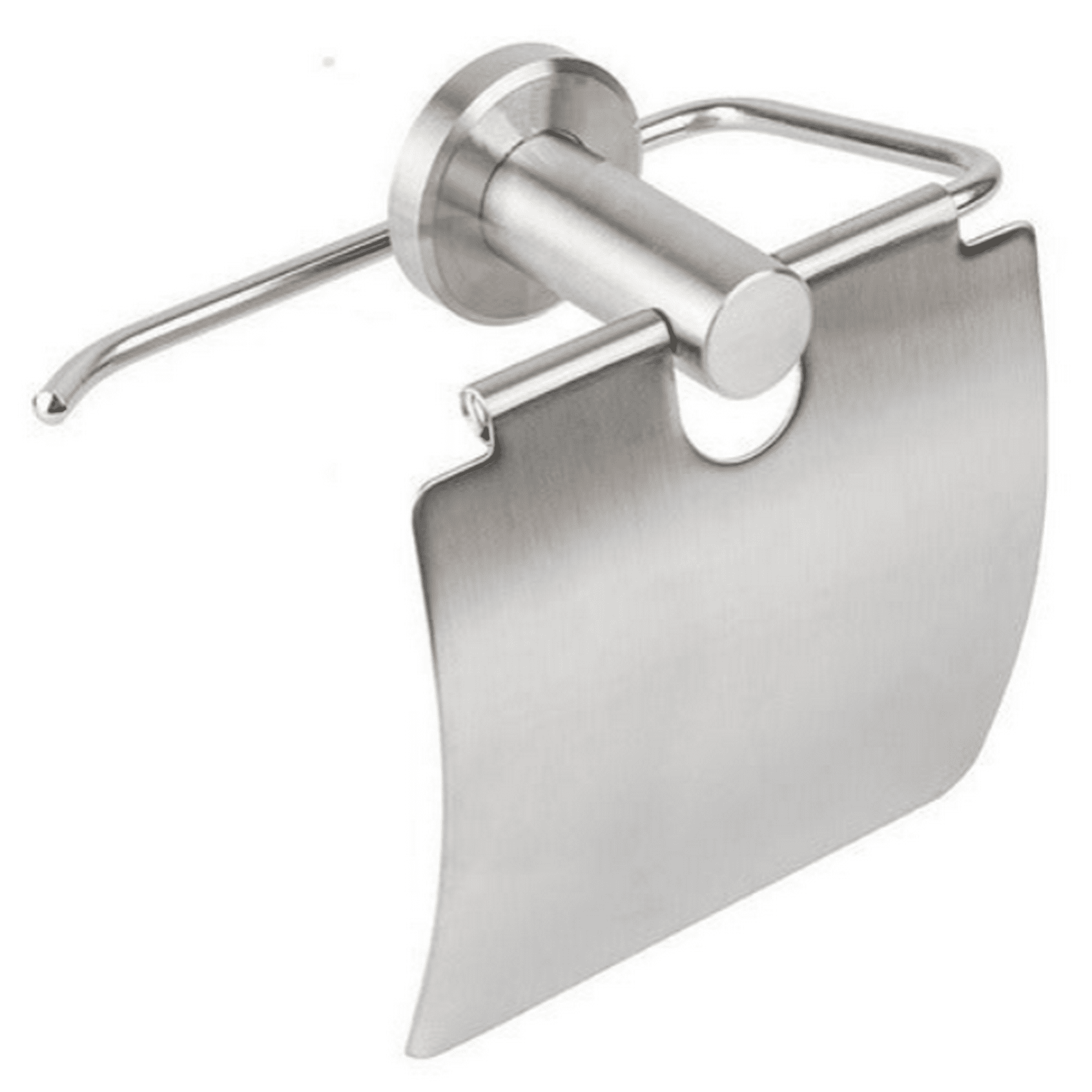 Taumm - Porta Rollo Papel Higiénico Con Tapa De Acero Inoxidable