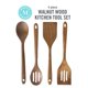 thumbnail image 2 of Juego de 4 piezas de cucharas y espátulas Martha Stewart 36 cm Nogal, 2 of 6