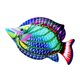 thumbnail image 4 of Fish Decor Estatua Decoración De Pared Para Ba?o Balcón Oficina Violeta, 4 of 5