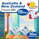 thumbnail image 1 of SIM de Viaje HAPPY TELECOM Australia Nueva Zelanda 15 Días 10GB, 1 of 7