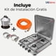 thumbnail image 3 of Cocina Encimera a Gas Licuado 4 Platos +Kit de Instalación Cocinilla Gris, 3 of 8
