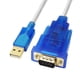 thumbnail image 1 of Cable adaptador de puerto serie USB 2.0 a RS232 DB9 de 3 m DTECH, 1 of 6