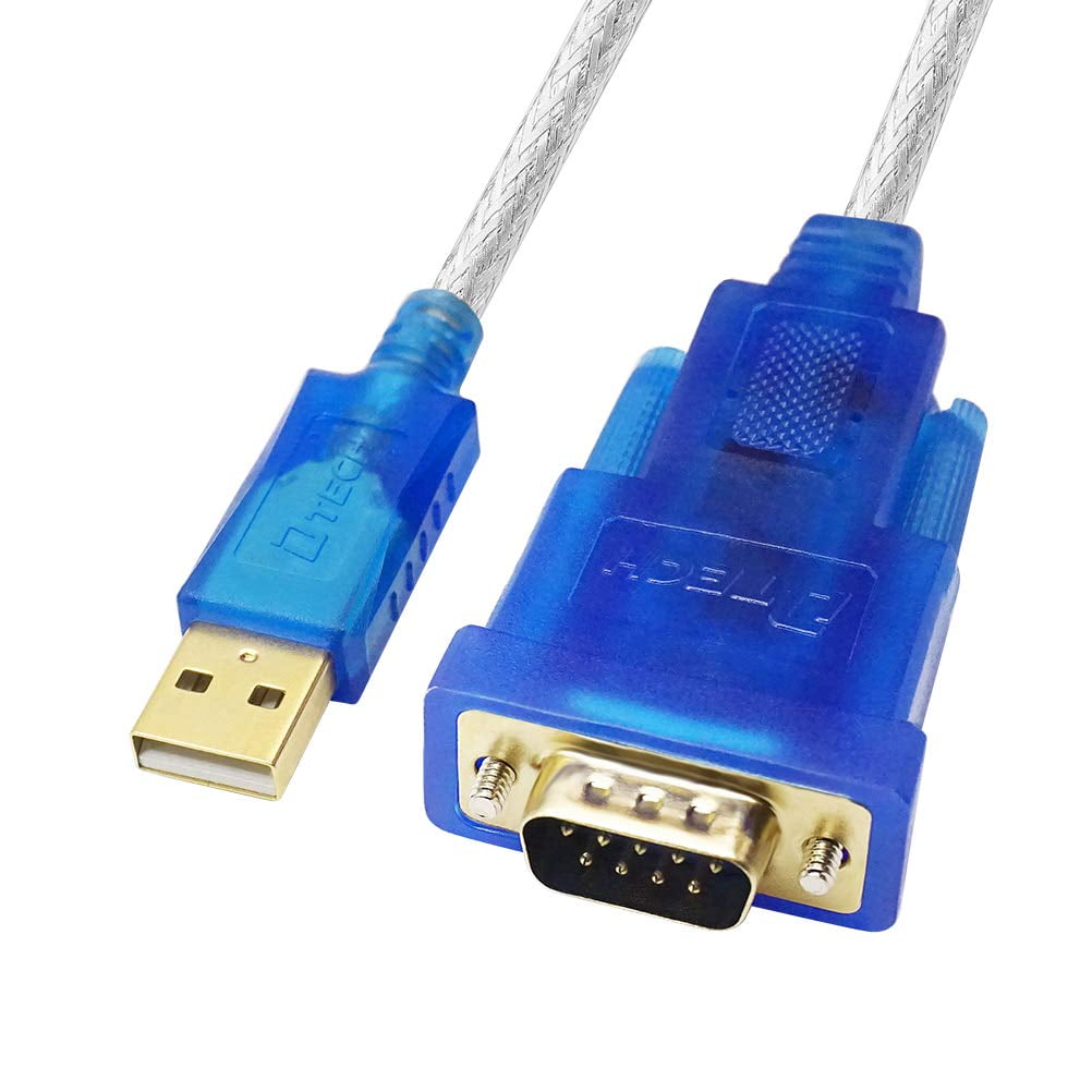 Cable Adaptador De Puerto Serie Usb 2.0 A Rs232 Db9 De 3 M Dtech