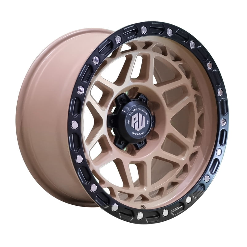 Pw Off Road - Set 4 Llantas 17x9 6x139 Et0 Beast Sandds-lb